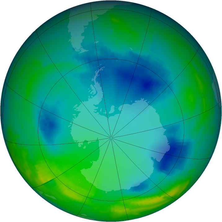 Ozone Map 1996-07-28
